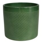 Osłonka ceramiczna 417 13 cm zielony lazur