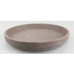 Podstawka terakota XLU BASALT impr.14 cm ciemny brąz