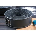 Tortownica 26 cm czarno-szara