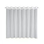 Firana CASSIE 300 x 150 cm przelotki biało-złoty