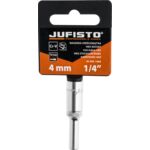 Nasadka 1/4" długa l - 50 mm, 4 mm Jufisto