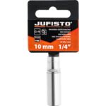 Nasadka 1/4" długa l - 50 mm, 10 mm Jufisto