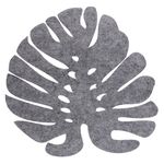 Podkładka filcowa LIŚĆ 38 x 38 cm szary