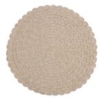 Podkładka CUBA śr.38 cm naturalny beż