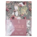 Pościel Petals 160 x 200 cm szara