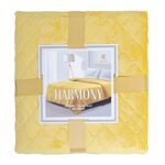 Narzuta na łóżko Harmony 200 x 220 cm musztardowy