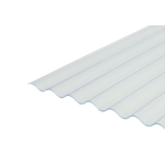 Płyta PVC przeźroczysta FALA 76/18 900 x 2000 x 0,8 mm