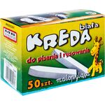 Kreda biała typ B kwadratowa opakowanie - 50 sztuk Condor