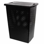 Kosz na pranie Malva Slim 37 l czarny