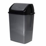 Kosz CLIP 31l/35l srebrny