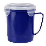 Kubek z pokrywką FRESH 0,71 l granat