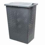 Kosz na pranie Malva Slim 37 l szary