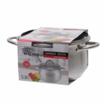 Garnek Vesta 24 cm 5,8 l szary
