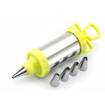 Dekorator metalowy srebrny