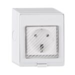 Gniazdo elektryczne zewnętrzne natynkowe smart Wi-Fi Tuya