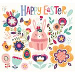 Ścierka kuchenna Flower Bomb 40 x 60 cm róż