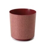 Donica GAMA 25 cm textil - b/bordowy + t/k67