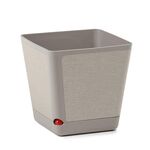 Donica KORA 18 x 18 cm textil - b/taupe + t/k70