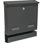 Skrzynka na listy LARGOS C4 z tuba grafit