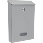 Skrzynka na listy FLAVIO A4 jasny szary