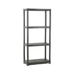 Regał plastikowy PRIMO 61 x 31 x 130 cm czarny