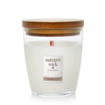 Świeca w szkle z drewnianym knotem Nature`s Wick by WoodWick Cashmere Wool