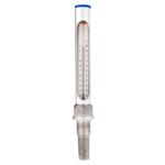 Termometr do C.O. prosty 1/2" 120°C AL