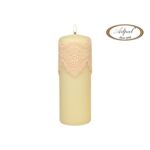 Świeca pieńkowa 200 x 70 koronka IV lakier matowy ecru