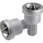 Końcówka krzyżowa z ogranicznikiem PH2 x 25 mm, zestaw: 2 sztuki Condor