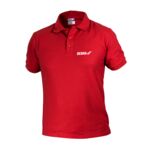 Koszulka męska polo DEDRA BH5PC- XL XL, czerwona, 35%  + 65%