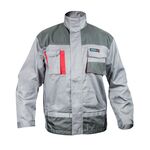 Bluza ochronna DEDRA BH3BL-S S/48, szara, Comfort line 190g/m2