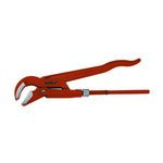 Klucz nastawny do rur 1" 45 stp. DEDRA