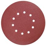 Tarczki ścierne z otworami do szlifierek do gipsu DED7749b2 225 mm, gr.100, 5 szt. DEDRA