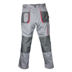 Spodnie ochronne DEDRA BH3SP-S S/48, szare, Comfort line 190g/m2