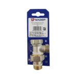 Zawór grzejnikowy prosty zwrotny z półśrubunkiem - 1/2" WADEP