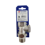 Zawór grzejnikowy prosty zwrotny z półśrubunkiem - 3/4" WADEP