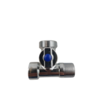 Zawór kulowy trójdrożny - 1/2"x1/2"x3/4" WADEP