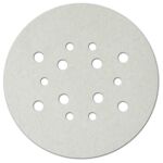 Tarczki ścierne z otworami do szlifierek do gipsu DEDRA DED7749uw1 białe, uniwersalne, 225 mm, gr. 80, rzep, 5 szt
