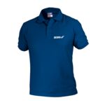 Koszulka męska polo DEDRA BH5PG-S S, granatowa, 35%  + 65%