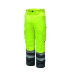 Spodnie ocieplane DEDRA BH80SP1-L rozmiar L, żółte