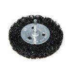 Tarcza z włókniny ściernej 100 mm z trzpieniem DEDRA