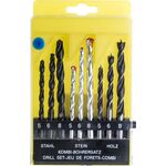 Wiertło metal/drewno/cegła, 5 x 6 x 8 mm x 3, zestaw: 9 sztuk Condor