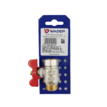 Zawór kulowy przelotowy motylkowy WZMOCNIONY W-Z - 1/2" WADEP