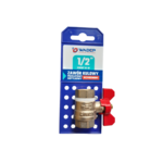 Zawór kulowy przelotowy motylkowy WZMOCNIONY W-W - 1/2" WADEP