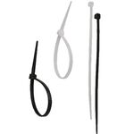 Nylonowe opaski zaciskowe, trytytki DEDRA 11C36201 3,6 x 200 mm (25 szt.), czarne