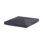 Daszek słupkowy JONIEC® - GORC® CSDR Czarny 47 x 47 x 7 cm