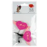 Walentynkowe klipsy 2 sztuki