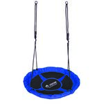 Huśtawka Bocianie gniazdo 100 cm niebieska