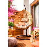 Fotel wiszący Jawa cappucino