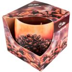 Świeca szklanka powlekana 100 g kawa